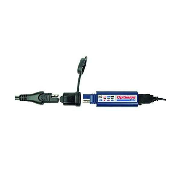 OptiMate OM O100 Cargador SAE USB 2400mA, Salida de 5V 1000mA - Imagen 5