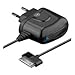 Produktbild Wentronic Travel Charger Indoor Black Mobile Device Charger – Mobile Device Chargers (Indoor, Samsung Galaxy Tab, Black)