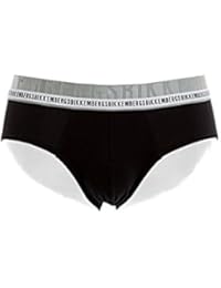 Slip micrologatura de algodón negro p858l03 – Bikkembergs