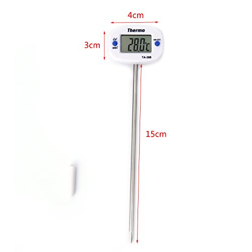 Digital Lebensmittelthermometer Kochthermometer Backthermometer - 7