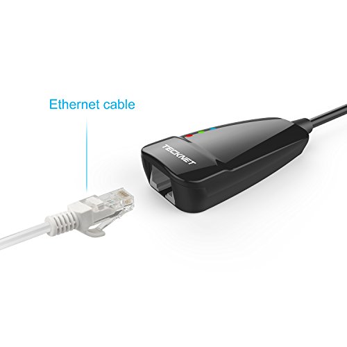 TeckNet® USB 2.0 auf RJ45 Gigabit Ethernet Adapter, Unterstützt 10/100 bit Ethernet - 2