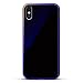 Produktbild Nature: Dark Mountain & Starry Sky Seethrough | Luxendary Gradient Series Clear Ultra Thin Silicone Case for iPhone XS/X (5.8") in Sunrise Blue