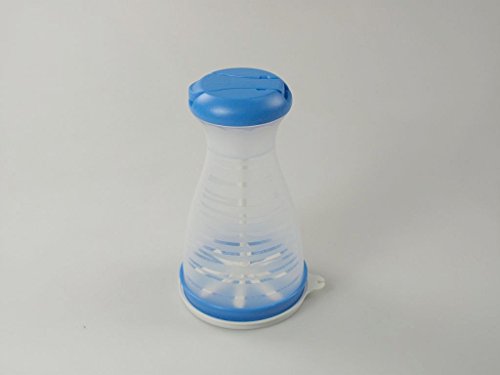 TUPPERWARE P23 Puderfee Puderzucker Mühle Zuckerfee Blau 7410 - 2