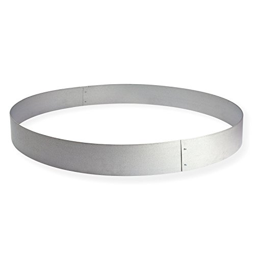 Preisvergleich Produktbild DEMA 2x 157cm Metall - Rasenkante 2tlg. rund 100x13 cm