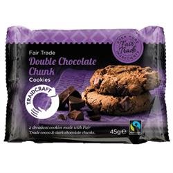 Price comparison product image Double Chocolate Chunk Cookies 45 g