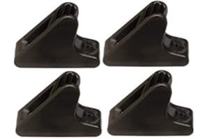 Clam Cleat H2o Kayaks Black Medium Line-Lok (Pack of 4)
