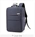 Produktbild LaDicha Männer Frauen Wasserdicht Laptop Tasche Computer Reise Schule Rucksack Schultertaschen-Blau