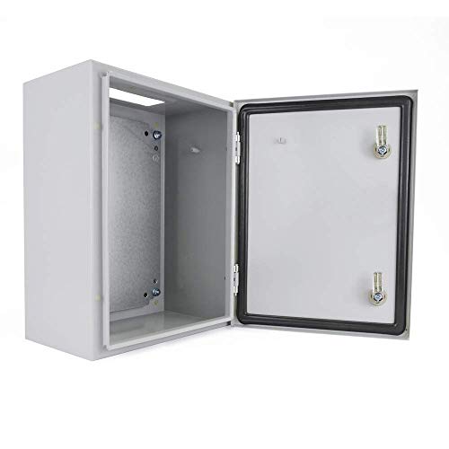BeMatik - Caja de distribución eléctrica metálica con protección IP65 para fijación a Pared 600x400x200mm