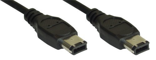 Intos Firewire Kabel Kabel IEEE1394 6 pin - 6 pin 1.0 m - 2 Stück