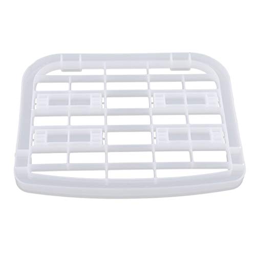 Preisvergleich Produktbild Ogquaton Premium-Qualität Transparent Stapelbar Abtropfgestell Schrankablage Abtropfgestell Küchenablage