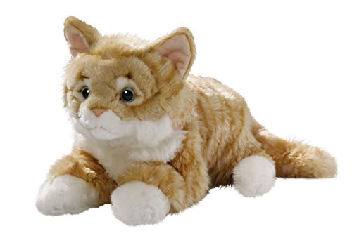 Preisvergleich Produktbild Carl Dick Katze, getigert, braun aus Plüsch, ca. 35cm 1614001