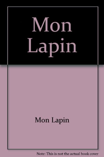 couverture de : Mon lapin