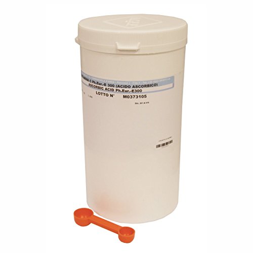KG.1 Acido Ascorbico Food Grade Con Un Dosatore 1-2 grammi - Vitamina C - E300