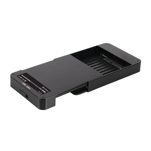 Sharkoon Quickstore Portable Pro USB 3.0 Gehäuse für 2,5 Zoll (6,4 cm) SATA Festplatte inkl. Backup Funktion silber - 4