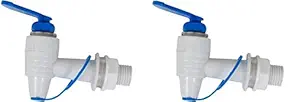 PBROS 2 Pieces RO Tap for Water Purifiers Compatible (White) for All Types of RO Models
