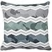 Produktbild Slate Blue and Gray Camo Chevron Pattern Pillow case1616