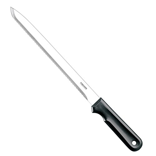 Fiskars Dämmstoffmesser, Gesamtlänge: 42 cm, Rostfreier Stahl, Schwarz, K20, 1001626