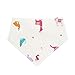 Price comparison product image Joules Reversible Baby Neckerchief Bib - Cr - Cream Festival Friends Dribble Bib