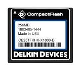  Delkin Memory Card, COMPACTFLASH, SLC, 256MB CE25TFKHK-X1000-D Devices