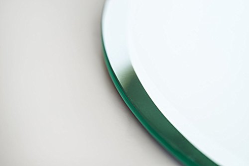 Lindner & Koch – runder Wandspiegel, 20cm Durchmesser, gefast, mit Wandhalterung - 2