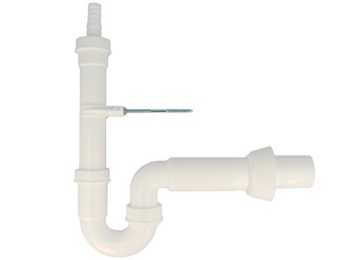 Gerätesiphon Sifon Geruchsverschluß mit Wandanschluss Ø 50 mm