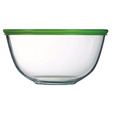Pyrex Classic – Bol pour mélanges avec couvercle, en verre, 16 cm, 1 l