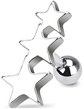 Coolbodyart Unisex Tragus Cartilage Sterne
