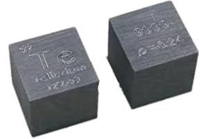 JYVING 1 pz 99,99% puro tellurio metallo tavola periodica cubo Te metallo intagliato elemento meraviglioso artigianato collezione 10 * 10 * 10 mm