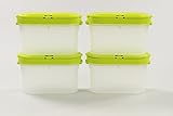 Original Tupperware TUPPERWARE (4) 120 ml Gewürz-Zwerge Gewürz Behälter Zwerge limette 10167
