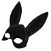 Produktbild BESTOYARD Erwachsene Bunny Maske Frauen Maskerade Kaninchen Maske Bunny Kaninchen Maske für Geburtstag Party Ostern bar kostüm Cosplay zubehör (schwarz)