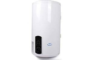 WUPYI2018 Elektrisk varmvattenberedare 80 L/100 L elektrisk varmvattenberedare 2 kW LED-skärm (80 L)