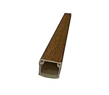 canaleta para cables adhesiva en color madera
