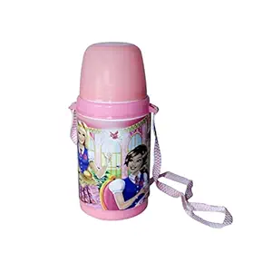 Majik Kids School Water Bottle for Kids Girls and Boys in Orange Color