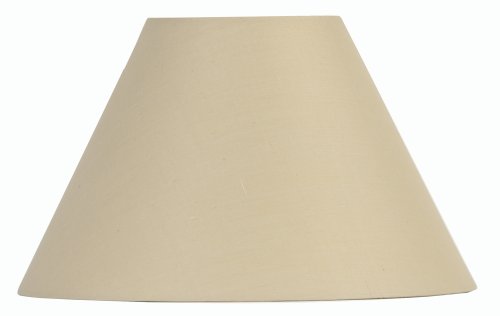 Oaks Lighting Lampenschirm aus Baumwolle rund/konisch 20,32 cm beige