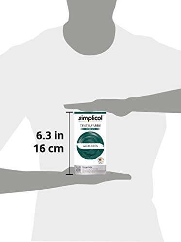 Simplicol Textilfarbe intensiv all in 1 -Flüssige Rezeptur „Wald-Grün“ Neu! - 2