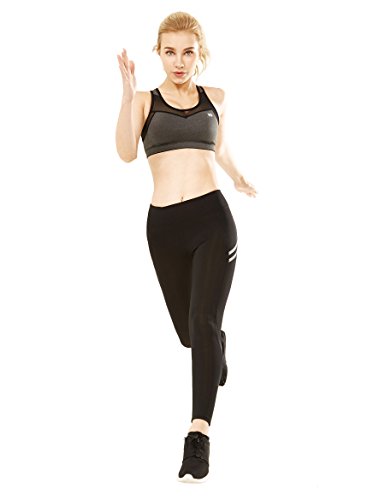 Yvette Damen High Impact Sexy Lauf Sport-BH #SU6202-Schnell Trocken/Racerback - 7