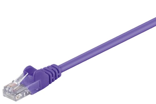 Patchkabel 15m violett, CAT5e Ethernet LAN Gigabit Netzwerkkabel Patch Kabel