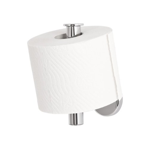 bremermann® Bad-Serie LUCENTE – Toilettenpapierhalter 2in1 aus verchromtem Edelstahl - 2