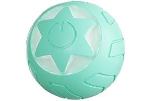 HATOLOVE Pelotas de Juguete Interactivas para Gatos, Bola Interactiva Recargable, 360° Inteligentes Girar USB Recargables, Bola de Gato, Bola de Juguete Interactiva para Gatos