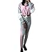 Produktbild MYMYG Frauen 2 Stück Trainingsanzüge Set Tops Anzug Hosen Casual Zweiteiler Outfit Patchwork Casual Jogginganzug Kapuzenpullover und Lange Hose Fitness Casual Sportanzug-2 Piece Set