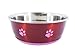 (2 Pack) Cheeko - Fusion Non Slip S/Steel Fashion Dog Bowl Red 1900ml