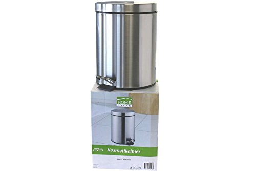 Tret Kosmetikeimer Edelstahl 5 Liter Tretmülleimer Müll Eime - 6
