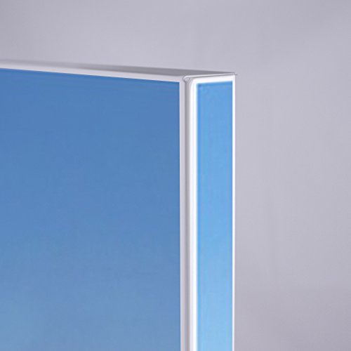 banjado – Pinnwand Magnettafel weiß 78cm x 37cm quer mit Motiv Leuchtturm - 5