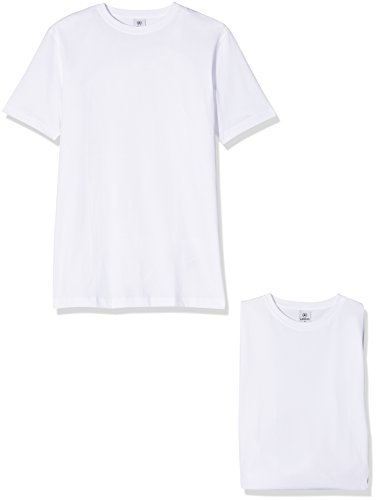 LERROS Herren Herren Rundhals T-Shirt Doppelpack T-Shirt,per Pack Weiß (White 100),XX-Large LERROS Herren Herren Rundhals T-Shirt Doppelpack T-Shirt,per Pack Weiß (White 100),XX-Large