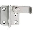 BTL Stainless Steel Gate Latch Right Door Padlock Latch Safety Door Lock with Padlock Hole (BDF-PL-3R)