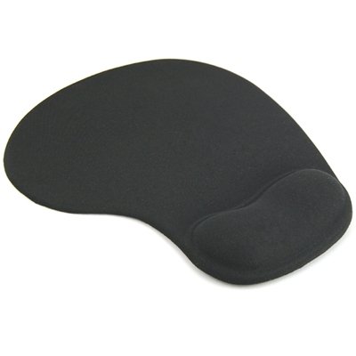 TRIXES Komfort-Mousepad Gel Mauspad mit Gel-Handgelenkauflage Schwarz - 3