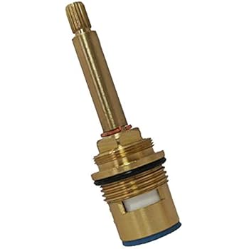 Replacement Ceramic 3/4" On/Off Flow Tap Valve Gland Insert Long Tall ...