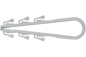 FISCHER Fisher 58156 * 100 - Gancio in plastica per cavo 8-28 mm (100 pezzi)
