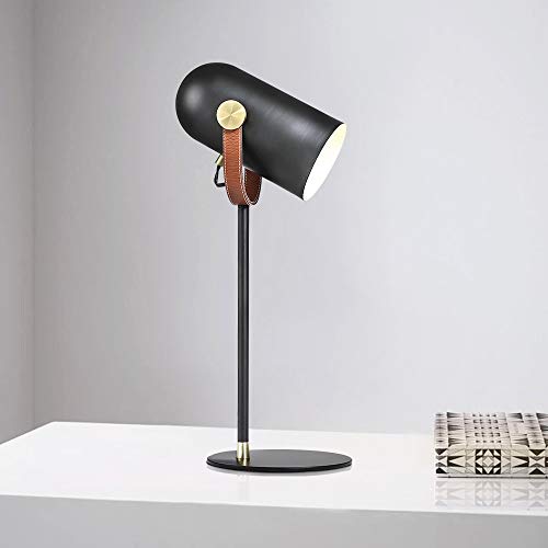 Preisvergleich Produktbild Skandinavische Kreative Aluminium Tischlampe kreative Kunst Schreibtisch Lampe Mode Persönlichkeit Luxus Nachttischlampe Licht- hoch 56cm, Grunddurchmesser 20cm-E27 (nicht enthalten) (Gelbes Licht)