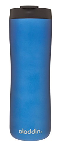 Aladdin 33714 Vakuumisolierter Edelstahl-Thermobecher, 0,47 L, blau, 7,7 x 7,5 x 22 cm